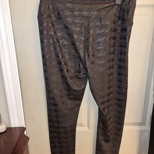 Black Patterned Leggings